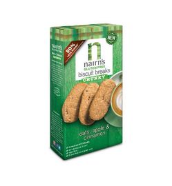 Nairns Nairns Biscuit breaks oats apple & cinnamon (160g)