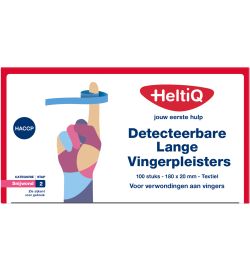 Heltiq HeltiQ Detect vingerpleister lang textiel 180 x 20 (100st)