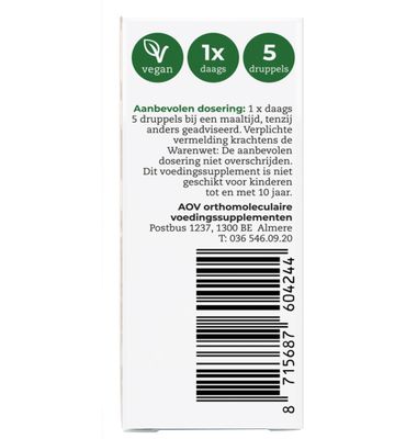 AOV 424 Vitamine D3 25mcg vegan (15ml) 15ml