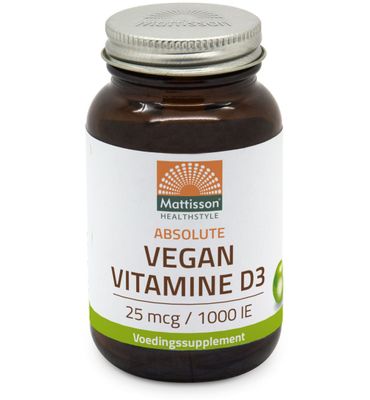 Mattisson Healthstyle Vegan vitamine D3 25mcg/1000IE (120ca) 120ca