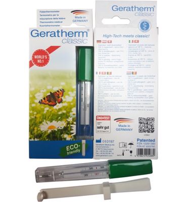 Geratherm Thermometer classic blauw (1st) 1st