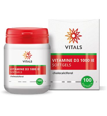 Vitals Vitamine D3 1000IE (100sft) 100sft