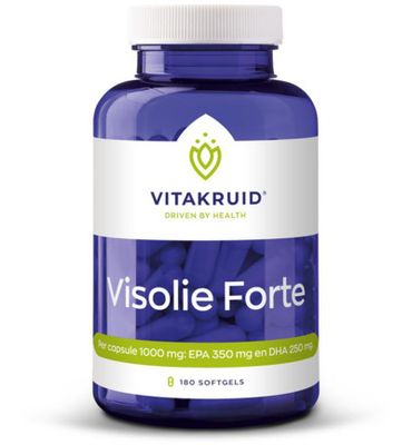 Vitakruid Visolie Forte 1000 mg EPA 35% DHA 25% (180vc) 180vc
