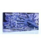 Epidermprotect Nitriel onderzoekhandschoen poedervrij S blauw (100st) 100st thumb