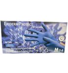 Epidermprotect Nitriel onderzoekhandschoen poedervrij M blauw (100st) 100st thumb