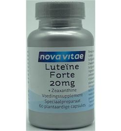 Nova Vitae Nova Vitae Luteine forte 20 mg + zeaxanthine (60vc)
