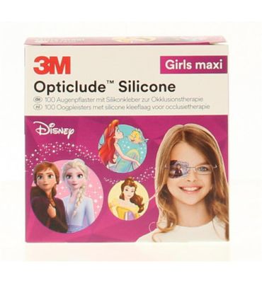 Opticlude Oogpleister siliconen maxi girl (100st) 100st