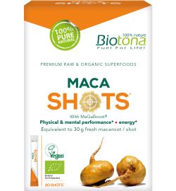 Biotona Biotona Maca shots 2.2 gram bio (20st)