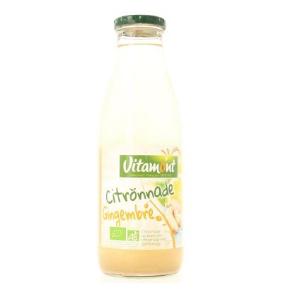 Vitamont Limonade met gembersap bio (750ml) 750ml