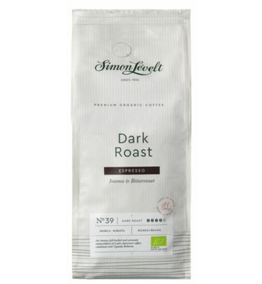 Simon Levelt Espresso dark roast bonen bio (1000g) 1000g