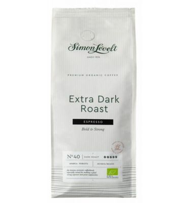 Simon Levelt Espresso extra dark roast bonen (1000g) 1000g