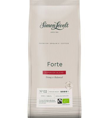 Simon Levelt Forte superior blend gemalen koffie (1000g) 1000g
