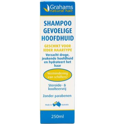 Grahams Shampoo gevoelige hoofdhuid (250ml) 250ml