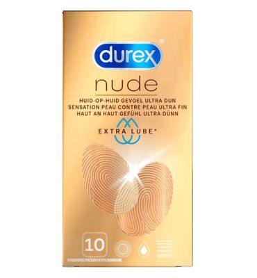 Durex Nude extra lube condooms (10st) 10st