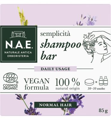 N.A.E. Semplicita shampoo bar normaal haar (85g) 85g