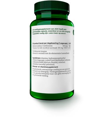 AOV 523 Selenium & Vitamine E (60vc) 60vc
