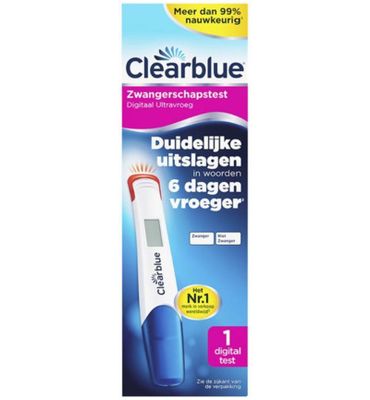 Clearblue Zwangerschapstest digitaal ultravroeg (10 mIU/ml) (1st) 1st
