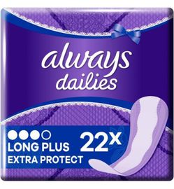 Always Always Dailies inlegkruisjes extra protect long plus (22st)