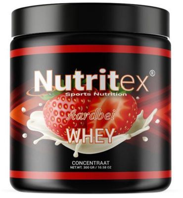 Nutritex Whey proteine aardbei (300g) 300g