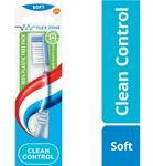 Aquafresh Tandenborstel clean control medium (1st) 1st thumb