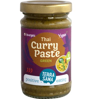 TerraSana Thaise groene currypasta bio (120g) 120g