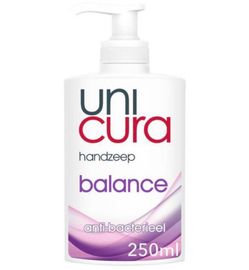 Koopjes Drogisterij Unicura Handzeep balance (250ml) aanbieding