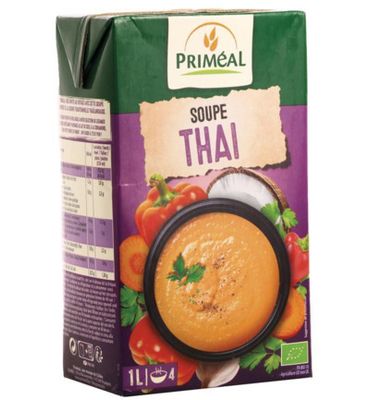 Priméal Thaise soep bio (1000ml) 1000ml