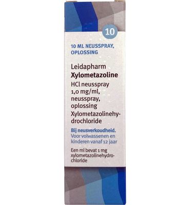 Leidapharm Xylometazoline hcl neusspray 1mg/ml uad (10ml) 10ml