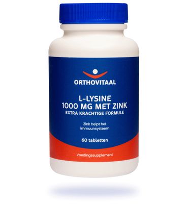 Orthovitaal L-Lysine 1000mg met zink (60tab) 60tab