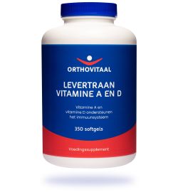 Orthovitaal Orthovitaal Levertraan vitamine A en D (30sft)