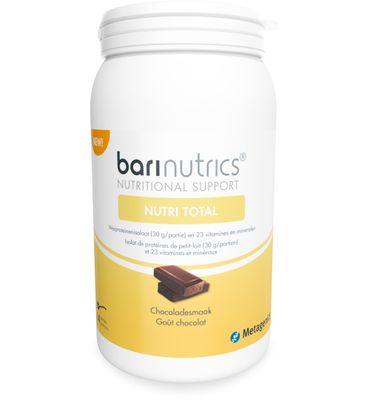 Barinutrics Nutri total chocolate 14 porties (950g) 950g