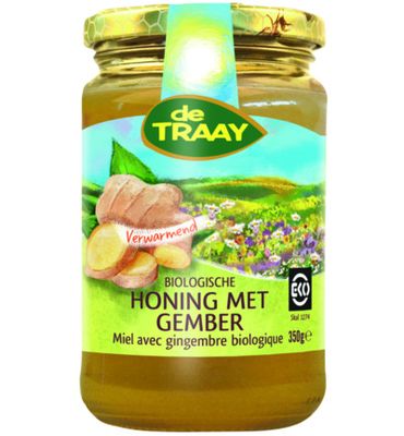 De Traay Honing met gember bio (350g) 350g