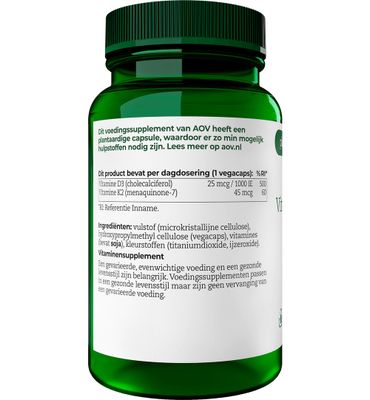 AOV 421 Vitamine D3 & K2 (60vc) 60vc