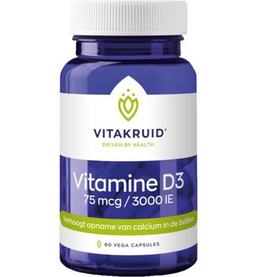 Vitakruid Vitamine D3 75mcg/3000IE (60vc) 60vc