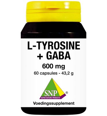 Snp L-Tyrosine + GABA 600 mg puur (60ca) 60ca