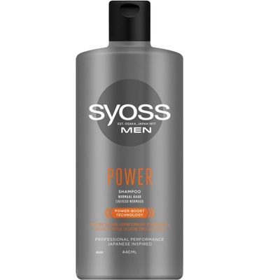 Syoss Shampoo men power & strength (440ml) 440ml