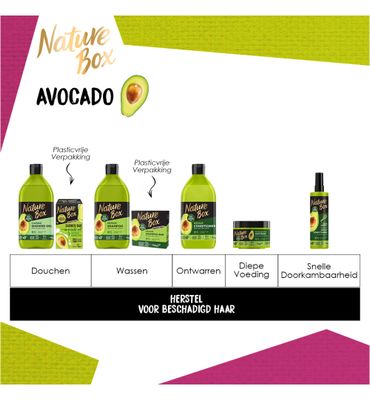 Nature Box Shampoo avocado repair (385ml) 385ml