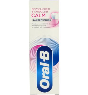 Oral-B Tandpasta sensitive zacht whitening (75ml) 75ml