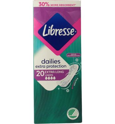 Libresse Inlegkruisjes extra protect XL (20st) 20st