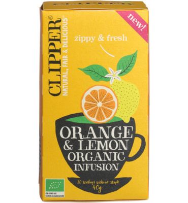 Clipper Orange & lemon infusion bio (20st) 20st