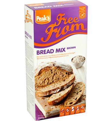 Peaks Broodmix bruin glutenvrij (450g) 450g