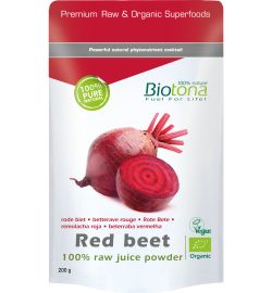 Biotona Biotona Red beet raw powder bio (200g)