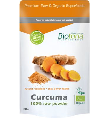 Biotona Curcuma raw powder bio (200g) 200g