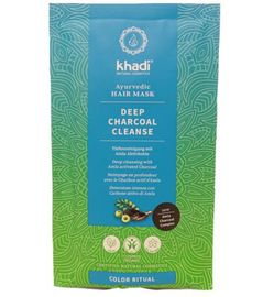 Khadi Khadi Hair mask deep charcoal cleanse detox 50 gram (50g)