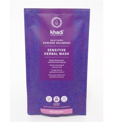 Khadi Powder shampoo sensitive herbal wash (50g) 50g