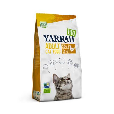 Yarrah Adult kattenvoer met kip bio (800g) 800g