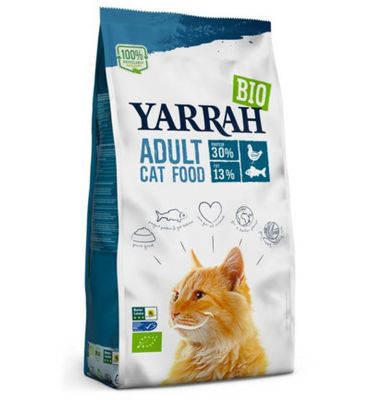 Yarrah Adult kattenvoer met vis bio MSC (10kg) 10kg