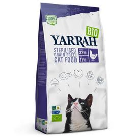 Yarrah Yarrah Cat food grainfree ster cat chicken/fish bio MSC (700g)