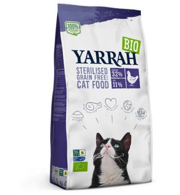 Yarrah Grain-free kattenvoer gesteriliseerde kat bio MSC (2kg) 2kg