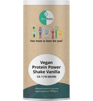 Go-Keto Vegan protein MCT shake vanille (400g) 400g